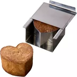 Rant cukierniczy do croissantów PAVONI CV4 HEART serce 80 × 70 × 50 mm